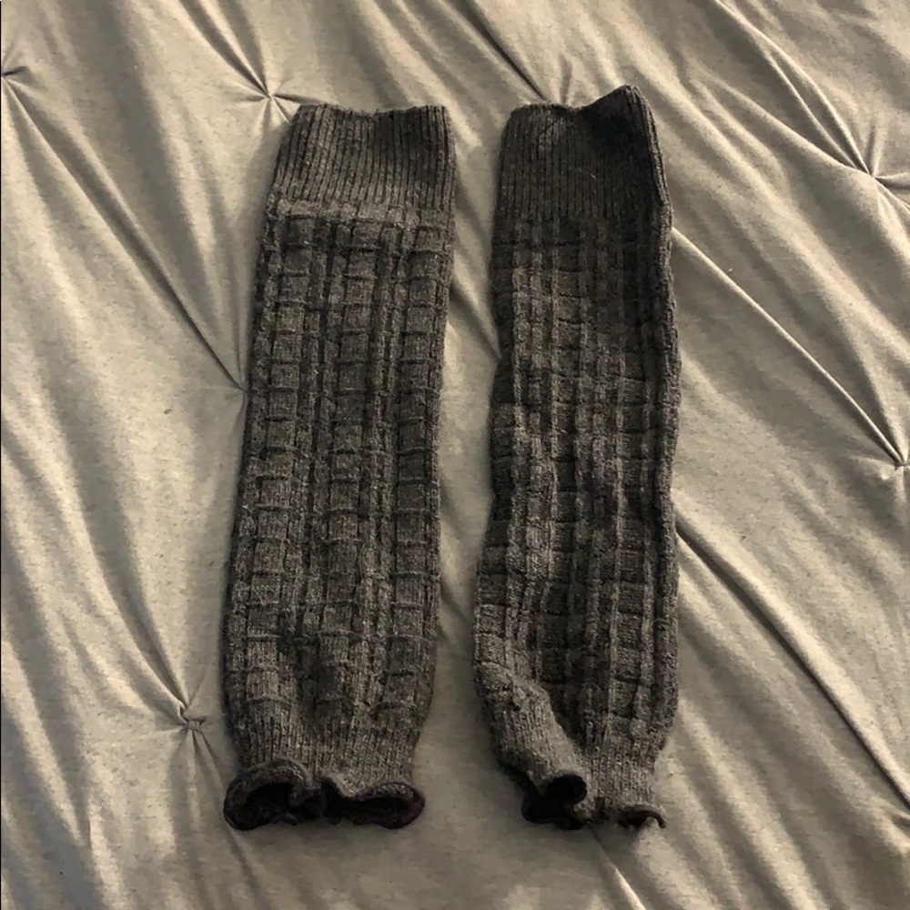 Cute gray leg warmers